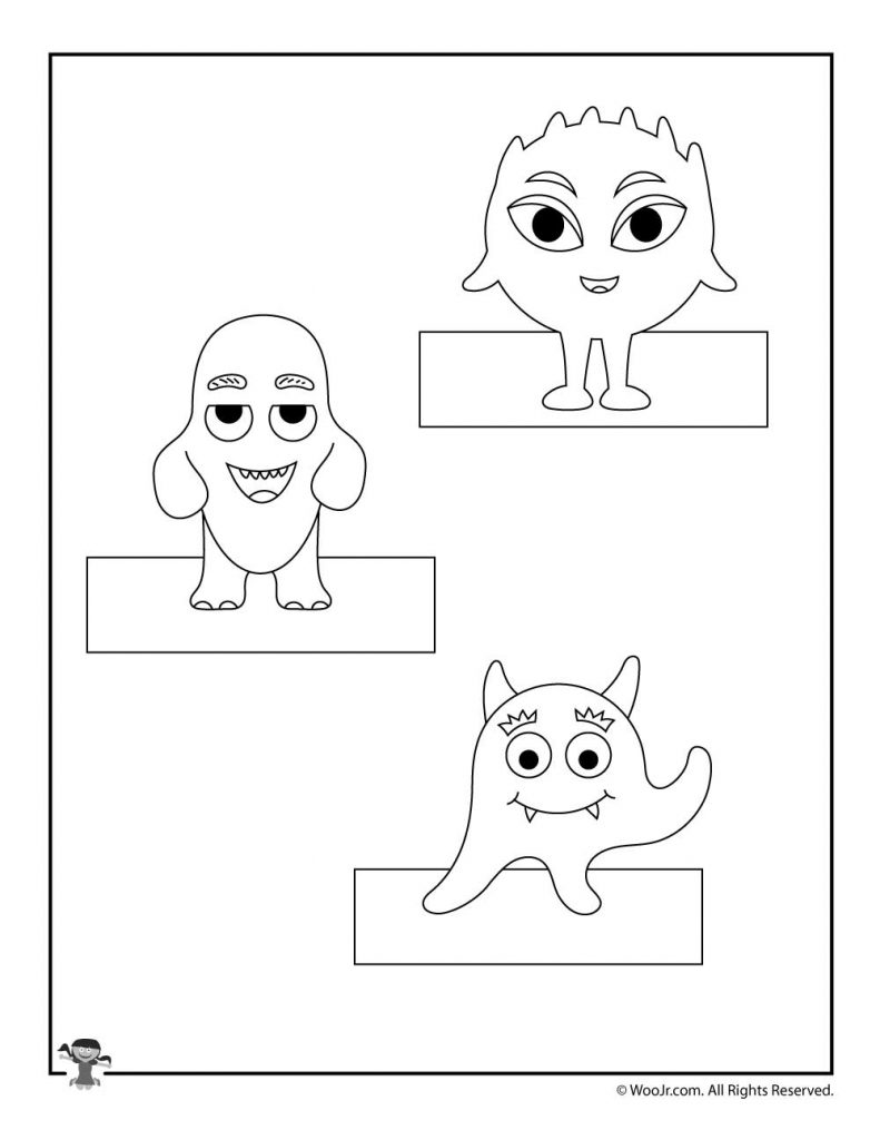 Printable Finger Puppets To Cut And Color Woo Jr Kids Activities 