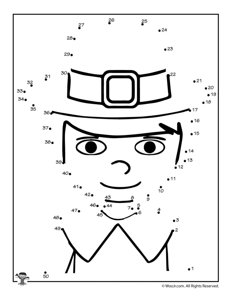 Thanksgiving Dot to Dots Printable Pages | Woo! Jr. Kids Activities ...